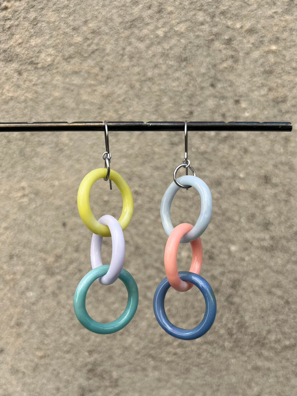 Patchwork Chain Earrings