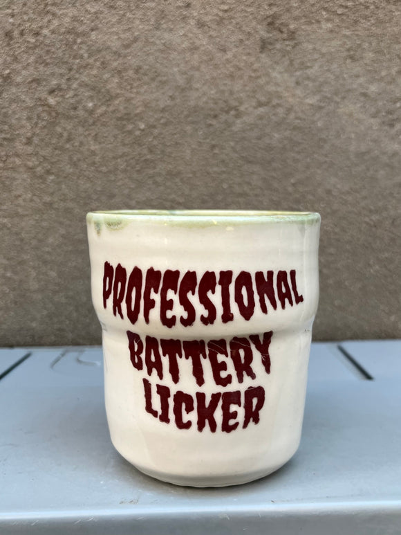 Professional Battery Licker Ceramic Cup