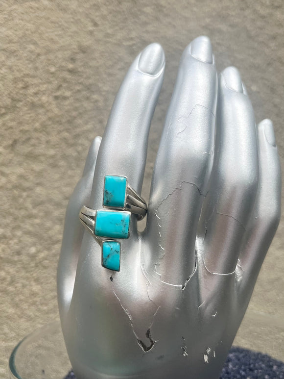 Vintage Turquoise Stack Ring