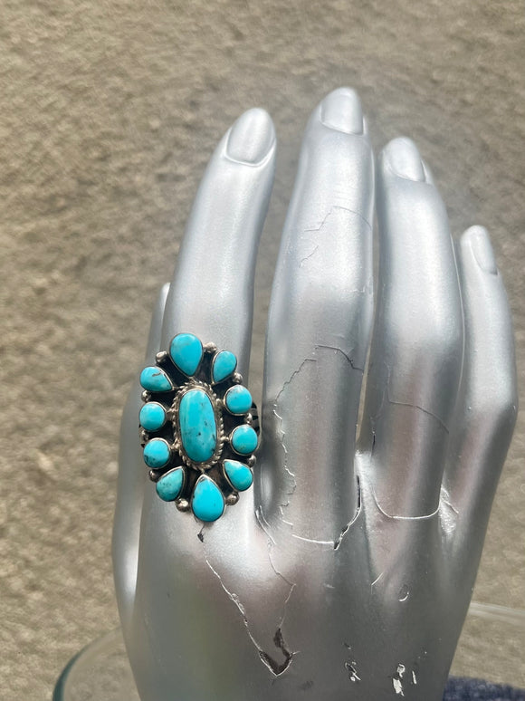 Vintage Turquoise Set Ring