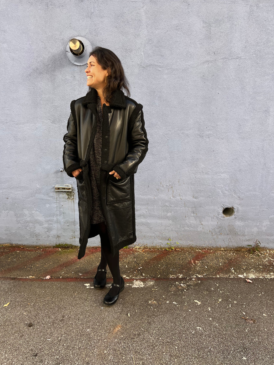 ジャケット・アウター At last & Co TT Leather Coat 40 Yahoo!オークション - atlast＆co tt leather coat 42