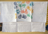Bikes Flour Sack Tea Towel