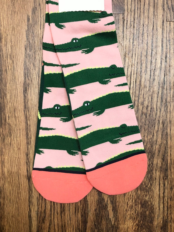 Pink Gator Socks