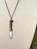 Bird Knife Necklace