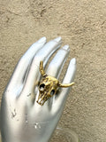 Bull Skull Ring