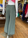 Linen Smock Waist Pants (color options)