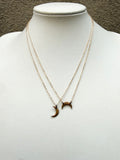 Mini Moon Necklace (multiple options)