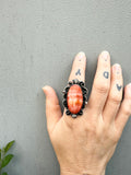Vintage Spiny Oyster Statement Ring