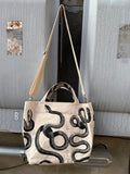 Snakes Square Crossbody Bag