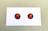 Line + Points Glass Stud Earrings (multiple options)
