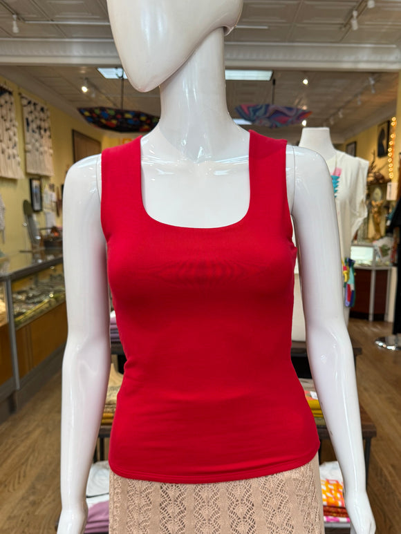 Double Layer Wide Strap Blouse (color options)