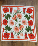 Hibiscus Flower Silk Scarf