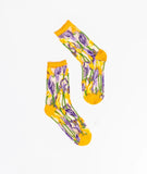Calla Lily Shimmer Sheer Socks