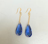 Swarovski Blue Crystal Earrings