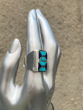 Vintage Zuni Turquoise + Lapis Ring