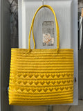 Upcycled Plastic Woven Bags (color options)