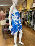 Blue Menagerie Art Dress (white)