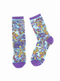 Aquarius Zodiac Sheer Socks