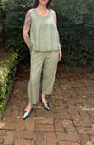 Abigail Pant, Ice Wash Sage Green