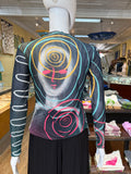 All Around Artsy LS Mesh Top #18