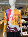 All Around Artsy LS Mesh Top #11
