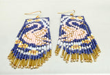 Swan Fringe Earrings