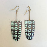 Cream + Patina Dangle Earrings