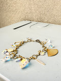 Vintage Elements Swarovski Crystal Charm Bracelets (multiple options)