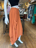 Linen Flowy Maxi Skirt (color options)