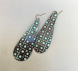 B + W Patina Teardrop Earrings