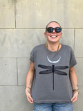Dragonfly + Moon Loose Fit Tee
