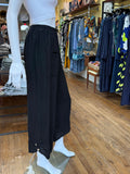 The Linen Button Hem Pants (color options)