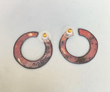 Circle Enamel Earrings