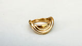 Draped Ribbon Ring (metal options)