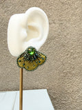 Scallop Stud Earrings