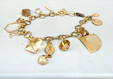 Vintage Elements Swarovski Crystal Charm Bracelet