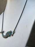 Verdigris Mermaid Necklace