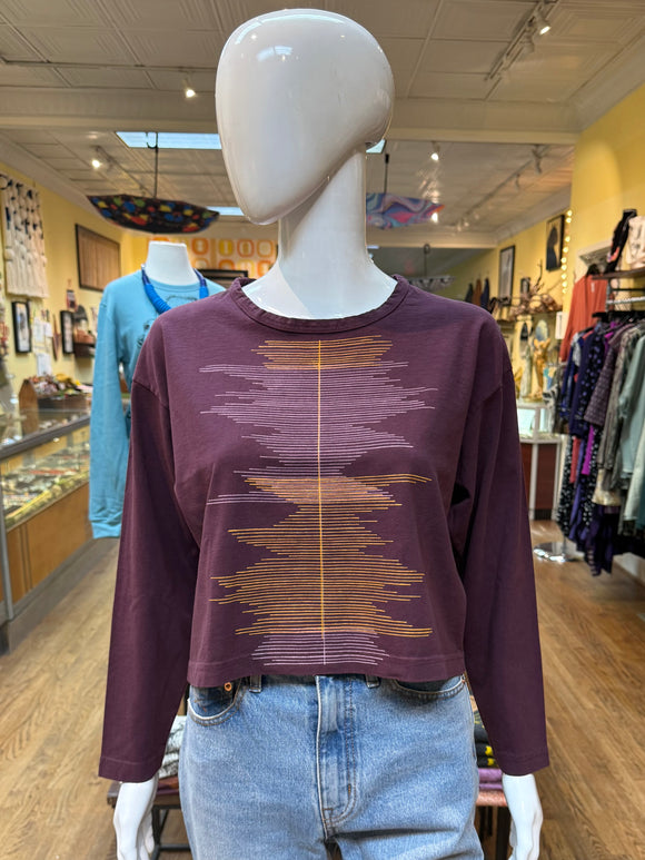 Horizontal Lines Lauren L/S Tee