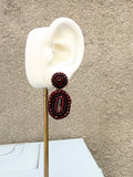 Medallion Drop Earrings