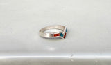 Zig Zag Turquoise + Coral Band
