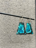 OOAK Patina Trapezoid Earrings (multiple options)