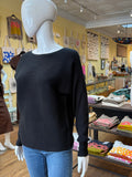 Boat Neck Dolman Sleeve Sweater (color options)