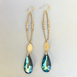 The Blue Crystal Renaissance Dangles
