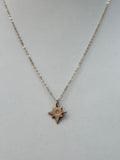 Mini Bronze Star Necklace