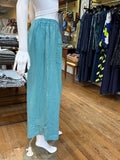 The Linen Button Hem Pants (color options)