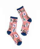 Mahjong Sheer Socks