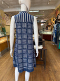 Blue + White Print Solah Dress