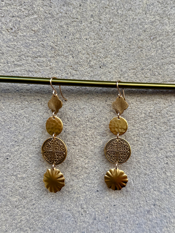 Golden Stack Earrings
