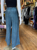 Ice Dye Palazzo Pant, Teal
