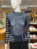 All Around Artsy LS Mesh Top #17